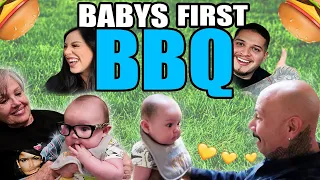 BABY'S 1ST FAMILY BBQ! *MUST WATCH*