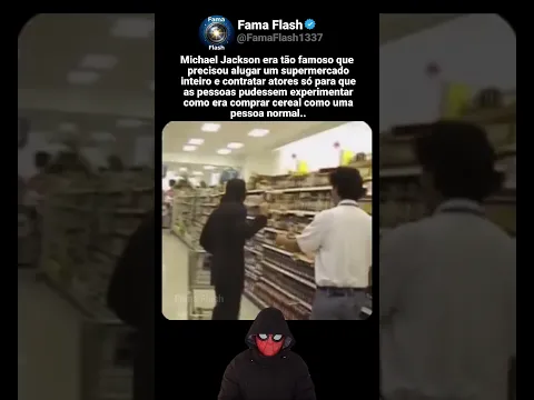 Michael Jackson alugou um supermercado inteiro para comprar cereais.