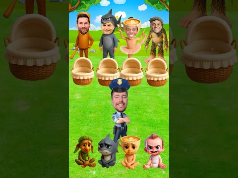 ¿De quién es el bebé feo de Messi sahur o Ronaldo tralala😱👶🏻?-Ronaldo🐐,Messi🥶,Speed💀,Mrbeas🔥.