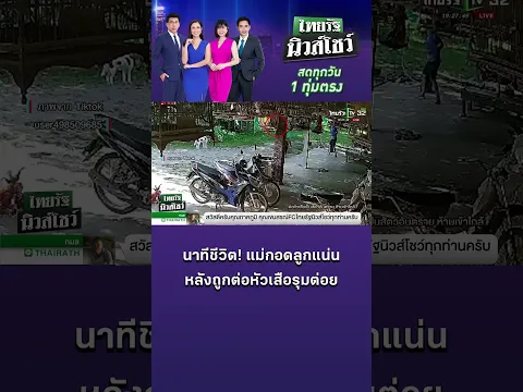 คลิปนาทีระทึก! มะพร้าวหล่นใส่รังต่อหัวเสือรุมต่อยแม่ลูก #shorts