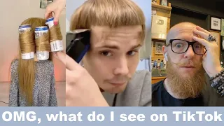 Hairdresser Reacts to VIRAL TikTok Hair Vids! The Good, the Bad & the Epic