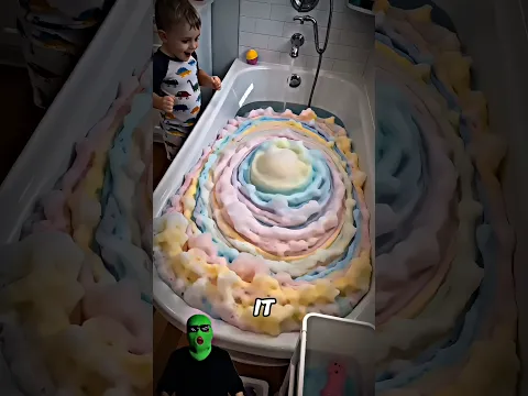 Magical Bath Bomb!🤯 #shorts