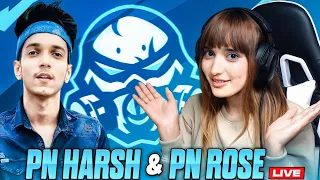 FREEFIRE LIVE WITH PN HARSH & PN ROSE - #PRONATION