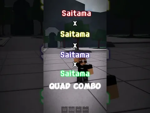Saitama Quad Combo | The Strongest Battlegrounds