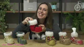 Especial de Natal  Com Garrafa Pet -  DIY de Natal / Botas Natalinas