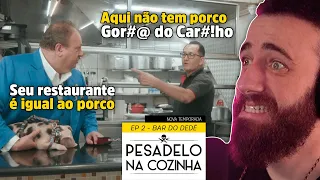 ELE EXPULSOU O JACQUIN DO RESTAURANTE NO MEIO DA DISCUSSÃO - (Pesadelo na Cozinha)