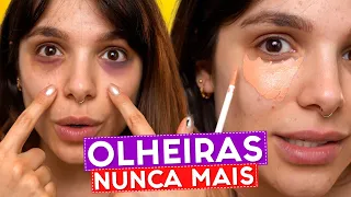 CAMUFLANDO OLHEIRAS SEM ERRO! GUIA DEFINITIVO para cobrir olheiras