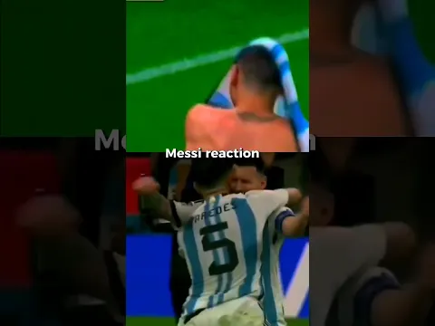 Messi reaction on winning the World Cup🔥 #trending #footballshorts #aguero #prime #goat #worldcup