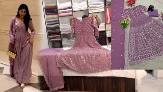 Purple 💜 Color Designer Long Gown #gown @swara.designer