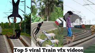12 July 2021 Moj newtrend! funny Train vfx magic video! viral magic video! kinemaster magic