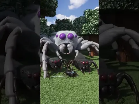 Minecraft RTX 54% SAVE THE SPIDER #Shorts
