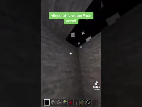 Minecraft creeperFace portal #shorts - DON'T CLICK THIS: https://bit.ly/3v8jwAM