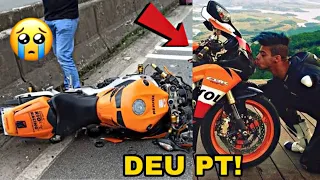 PRIMEIRO ACID3NTE COM MINHA REPSOL (Cbr1000)