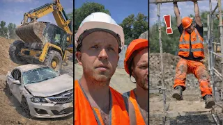 🦺An ordinary day at an ordinary construction site🏗️🦺Обычный день на обычной стройке🏗️ #reaction