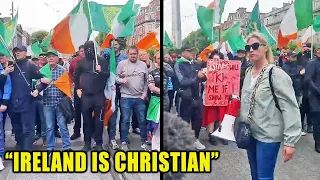 Irish Nationalists Block Islamic Parade in Dublin.