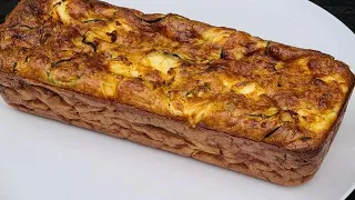 Tellement délicieux ce cake aux courgettes qu'on me le réclame tous les jours /recette en 10 minutes