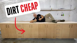 Easy DIY Shop Cabinets that Won't Break the Bank.