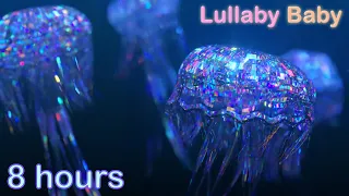 ☆ 8 HOURS ☆ UNDERWATER SOUNDS with MUSIC ♫ ☆ Relaxing Sleep Music, Stress Relief, Jellyfish