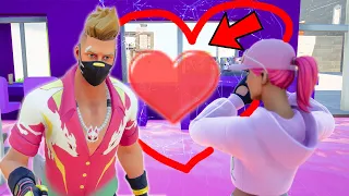 Aquí no hay quien viva Fortnite 187 😍 AMOR A PRIMERA VISTA 💗