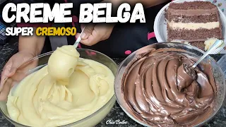 Bolo de Creme de Belga TRUFADO | A MELHOR combinação de RECHEIO
