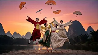 《兰陵醉》- 此曲以李白的唐诗《客中作》和《下江陵》为核心灵感，融合了初唐的轻快明朗节奏而成。#民谣  #抒情  #叙事型歌手  #成熟男声 #AI歌手 #创作歌手  #关翰蔚  #翰蔚 #音乐