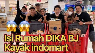 BORONG SUPER MARKET BUAT RUMAH BARU DIKA BJ !!!