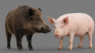 O que aconteceria se cruzasse um javali com um porco doméstico 