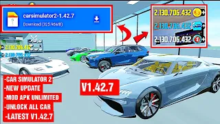 car simulator 2 new update v1.42.7 mod apk unlimited money unlock all car