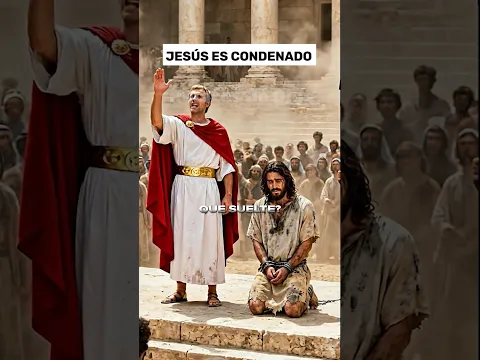 Pilato condena a Jesús. #Dios #biblia #historia #jesus