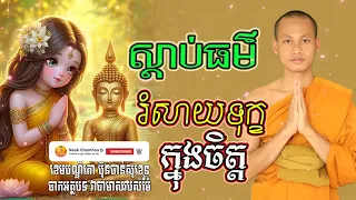 ស្តាប់ធម៌ រំសាយទុក្ខក្នុងចិត្ អប់រំចិត្ត Dhamma បរិយាយដោយ ប៊ុន ចាន់សុខេន Neak Chanthou