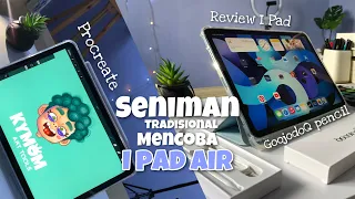 PELUKIS MANUAL MENCOBA I PAD DIGITAL | REVIEW IPAD AIR 4
