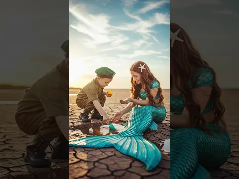 🧜‍♀️ জলপরীর বাচ্চা মরতে বসেছিলো 😢 | আর্মির বাচ্চার তাঁকে বাঁচানোর অলৌকিক ঘটনা #aivideo