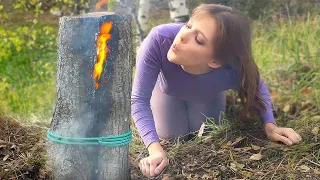 This Beautiful Girl will teach you Survival Skills! #outdoors #skills #hack #diy
