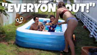 BABY POOPS IN THE POOL!