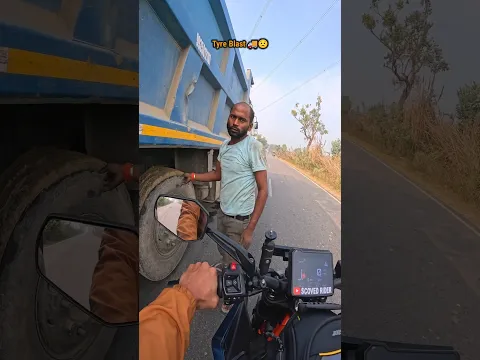 Truck Driver Ki Zindagi Aasaan Nahi 🚚😟 #rider #motovlog #duke390