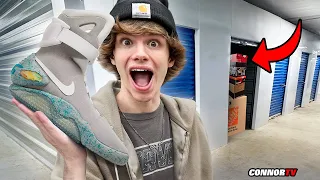 I Found Nike AIR MAGS in an ABANDONED STORAGE UNIT!