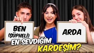 HANGİ KARDEŞİM BENİ DAHA İYİ TANIYOR!? Ahmet vs Damla