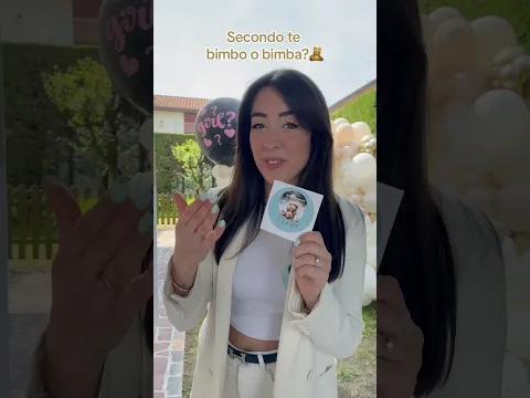 SARÀ BIMBO O BIMBA?