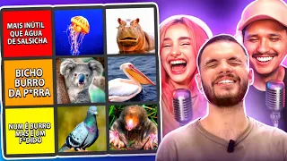 RANKEANDO OS ANIMAIS MAIS BURR0S DO MUNDO! - tierlist (ft. @simsousilva)