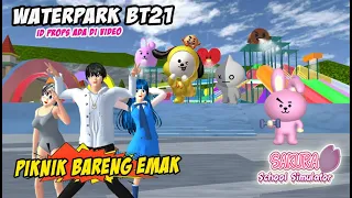 PIKNIK SERU KE WATERPAK BT21 - SAKURA SCHOOL SIMULATOR INDONESIA