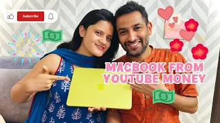 New Laptop From YouTube Money 😭❤️💸💵 || Preeti Girdhar #preetigirdhar #shorts 