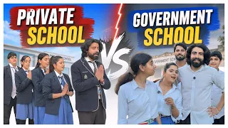 Private School vs Government School 🏫😂 