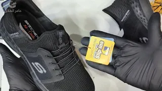 فتح صندوق حذاء رياضي سكتشرز الأصلي | ASMR  Unboxing skechers Original 🚨🔊👟