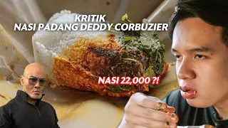 MAAF ! INI PENDAPAT GUE SOAL NASI PADANG DEDDY CORBUZIER ! KEMAHALAN ? - SUARA KONSUMEN