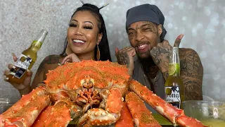 Alaskan King Crab Mukbang with Mr. Stretch