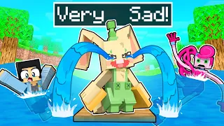 Bunzo Bunny is SO SAD in Minecraft!