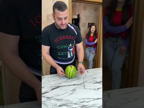 OMG Watermelon with a surprise!😂 #shorts Best video by Anilinom