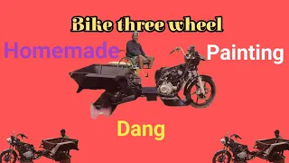 Home made bike three wheel painting dang#skdvolg