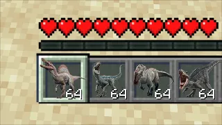 Minecraft DON'T TOUCH THE FORBIDDEN DINOSAUR INVENTORY MOD / DANGEROUS DINOSAURS !! Minecraft Mods