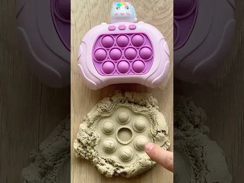 Kineticsand Popit Machine! #satisfying #kineticsand #popit #machine #shorts